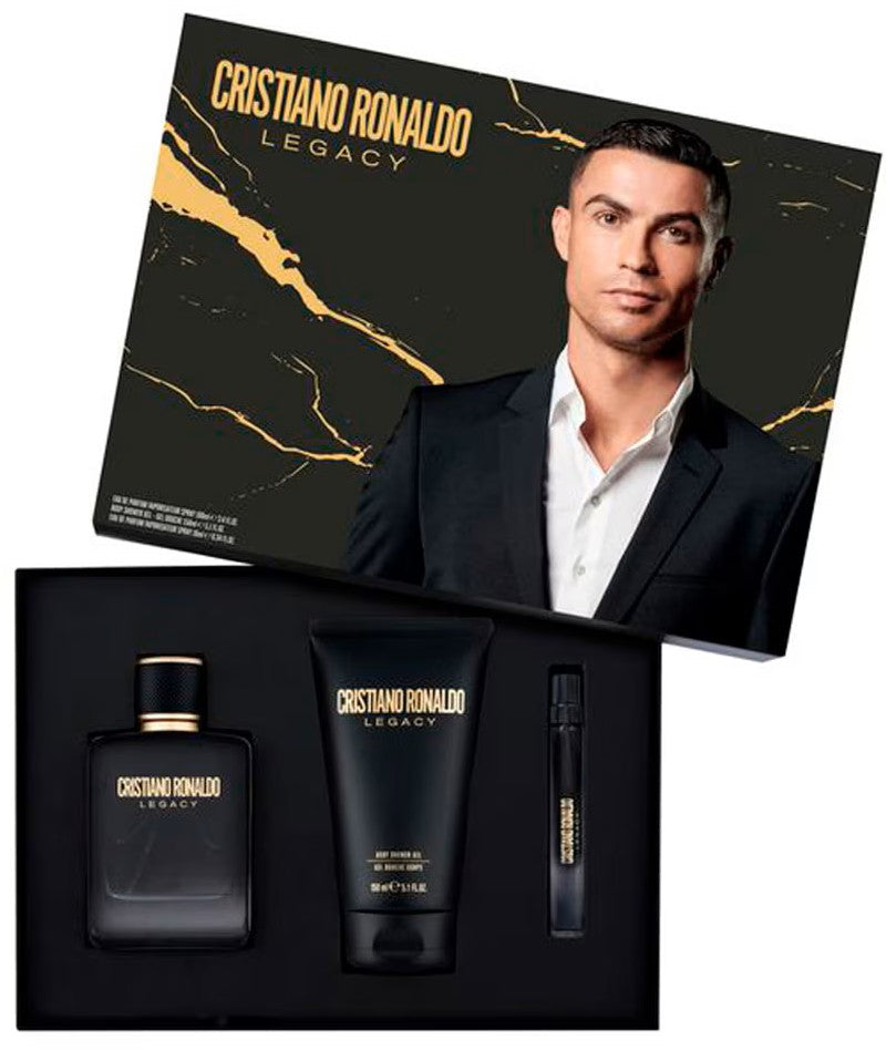 Cristiano Legacy 3-Piece Set 3.4oz Men EDP Spray — 1