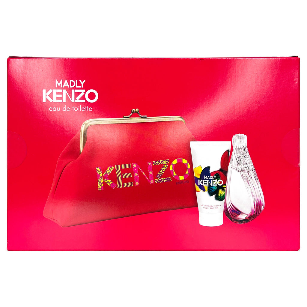 Kenzo Madly 3-Piece Set 1.7oz Women EDT Spray — 1