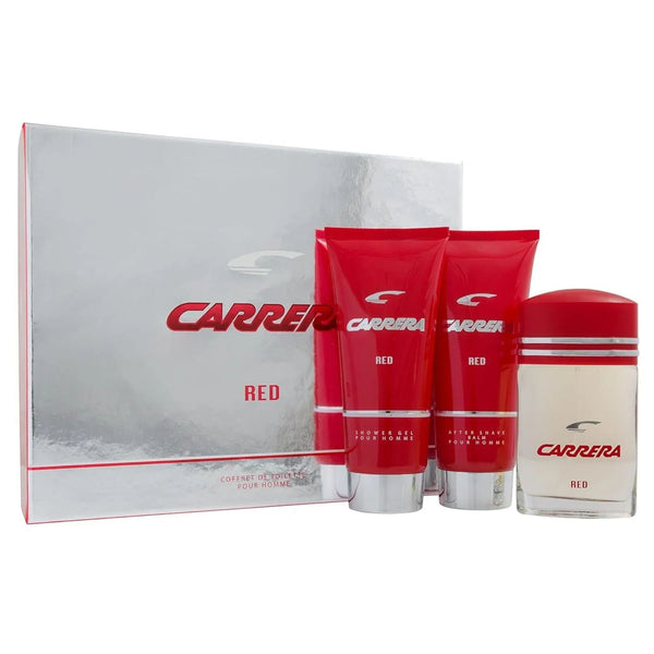 Carrera Red 3-Piece Set 3.4oz Men EDT Spray — 1