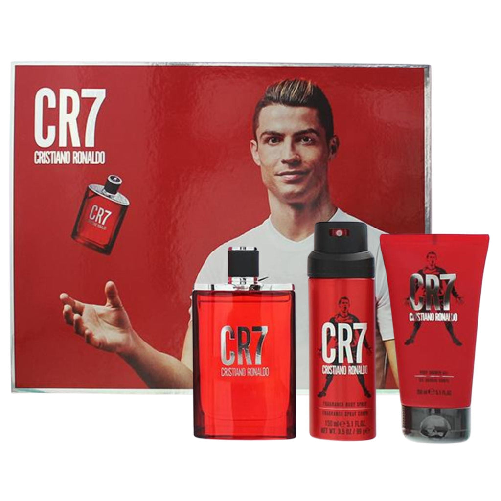 Cristiano Cr7 3-Piece Set 3.4oz Men EDT Spray — 1