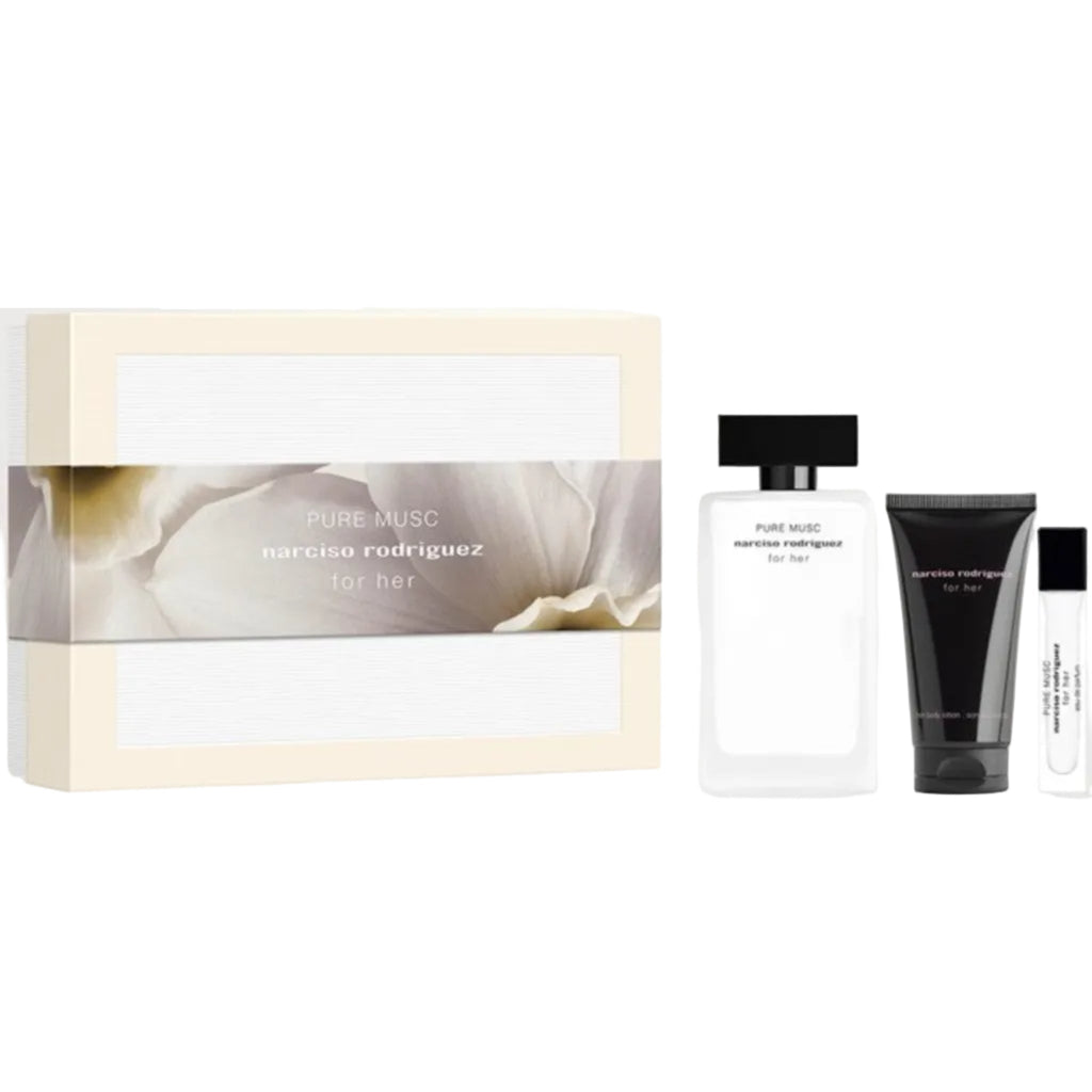 Narciso Rodriguez Pure Musc 3-Piece Set 3.3oz Women EDP Spray — 1