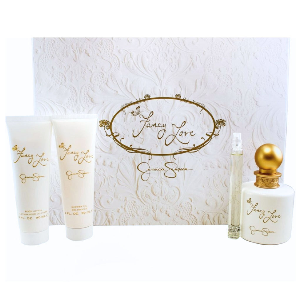 Jessica Simpson Fancy Love 4-Piece Set 3.4oz Women EDP Spray — 1