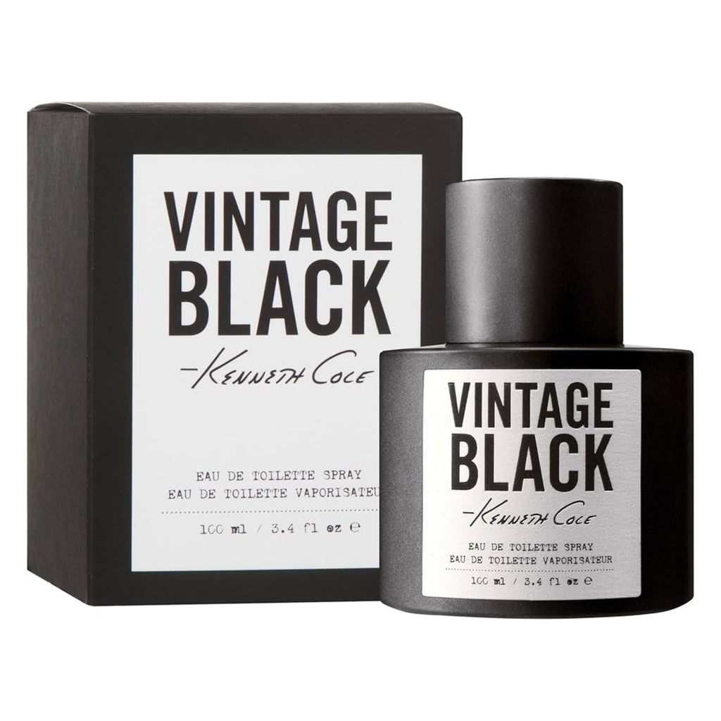 Kenneth Cole Black Vintage 3.4oz Men EDT Spray — 1