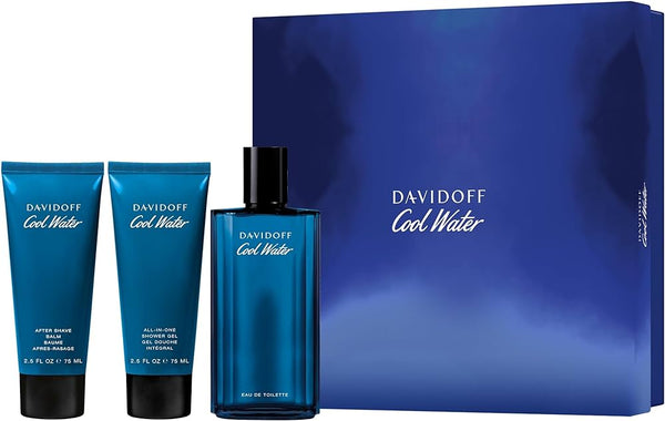 Davidoff Cool Water 3-Piece Set 4.2oz Men EDT Spray — 1