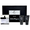 Salvatore Ferragamo F Pour Homme Black 3-Piece Set 3.4oz Men EDT Spray — 1