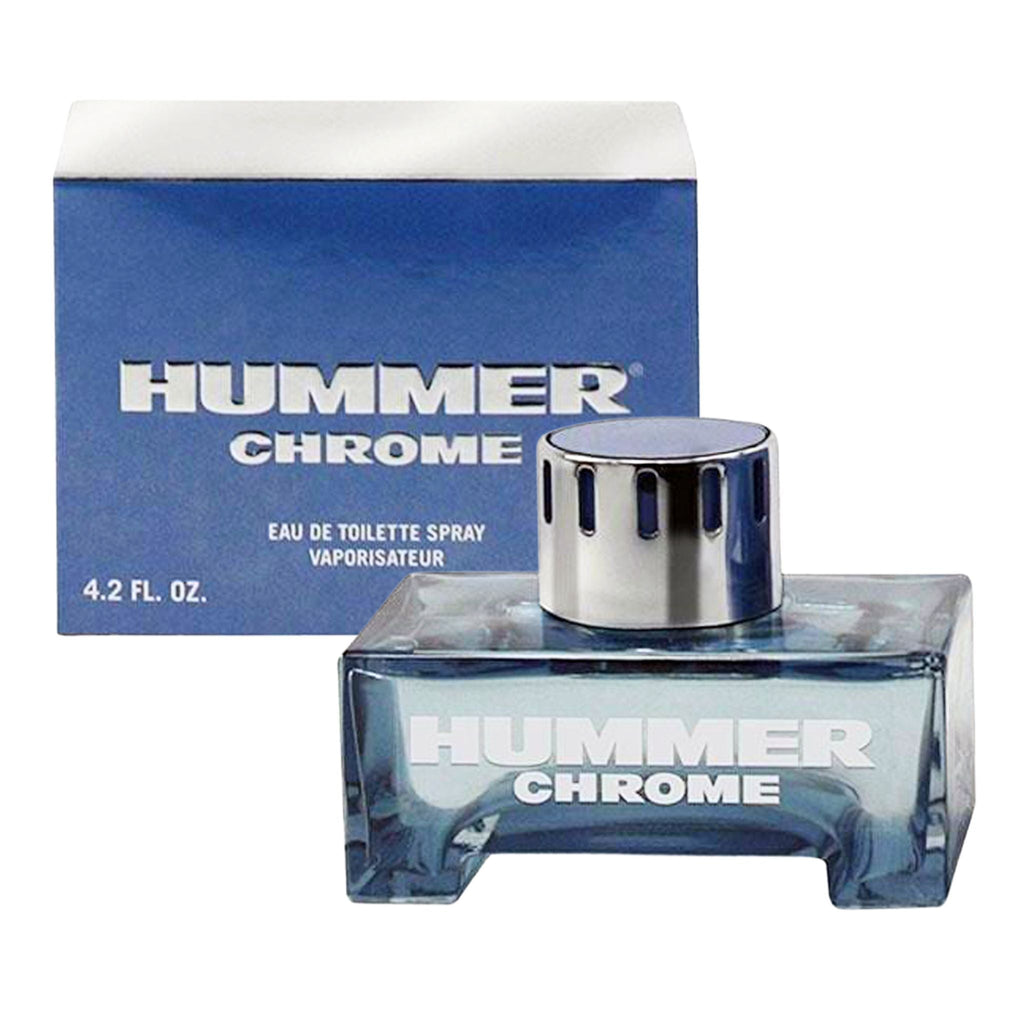 Hummer Chrome 4.2oz Men EDT Spray — 1