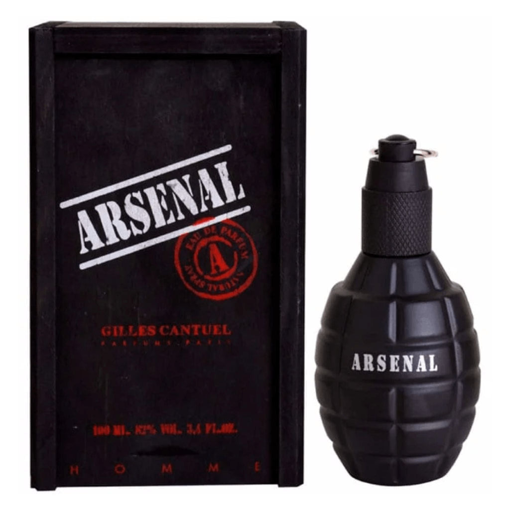 Gilles Cantuel Arsenal Black 3.4oz Men EDT Spray — 1