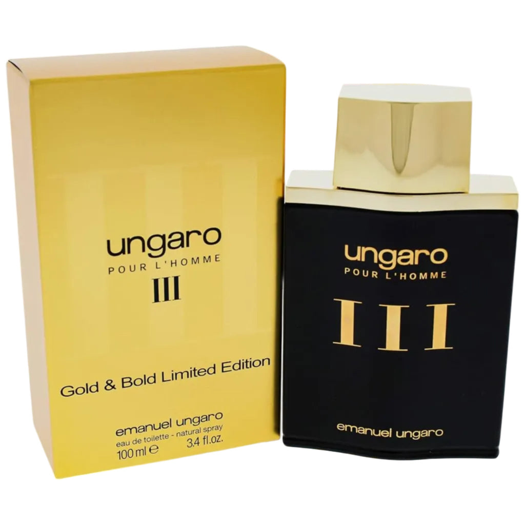 Ungaro III Gold 3.4oz Men EDT Spray — 1