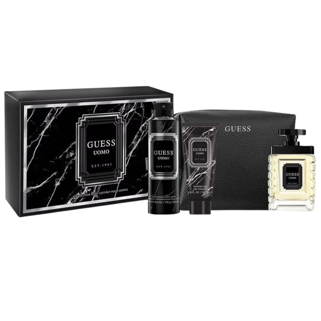 Guess Uomo 4-Piece Set 3.4oz Men EDT Spray — 1