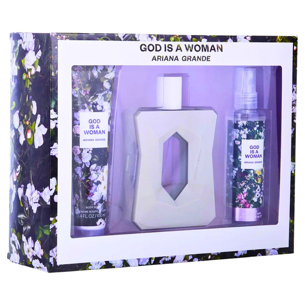 Ariana Grande God Is A Women 3-Piece Set 3.4oz Women EDP Spray — 1