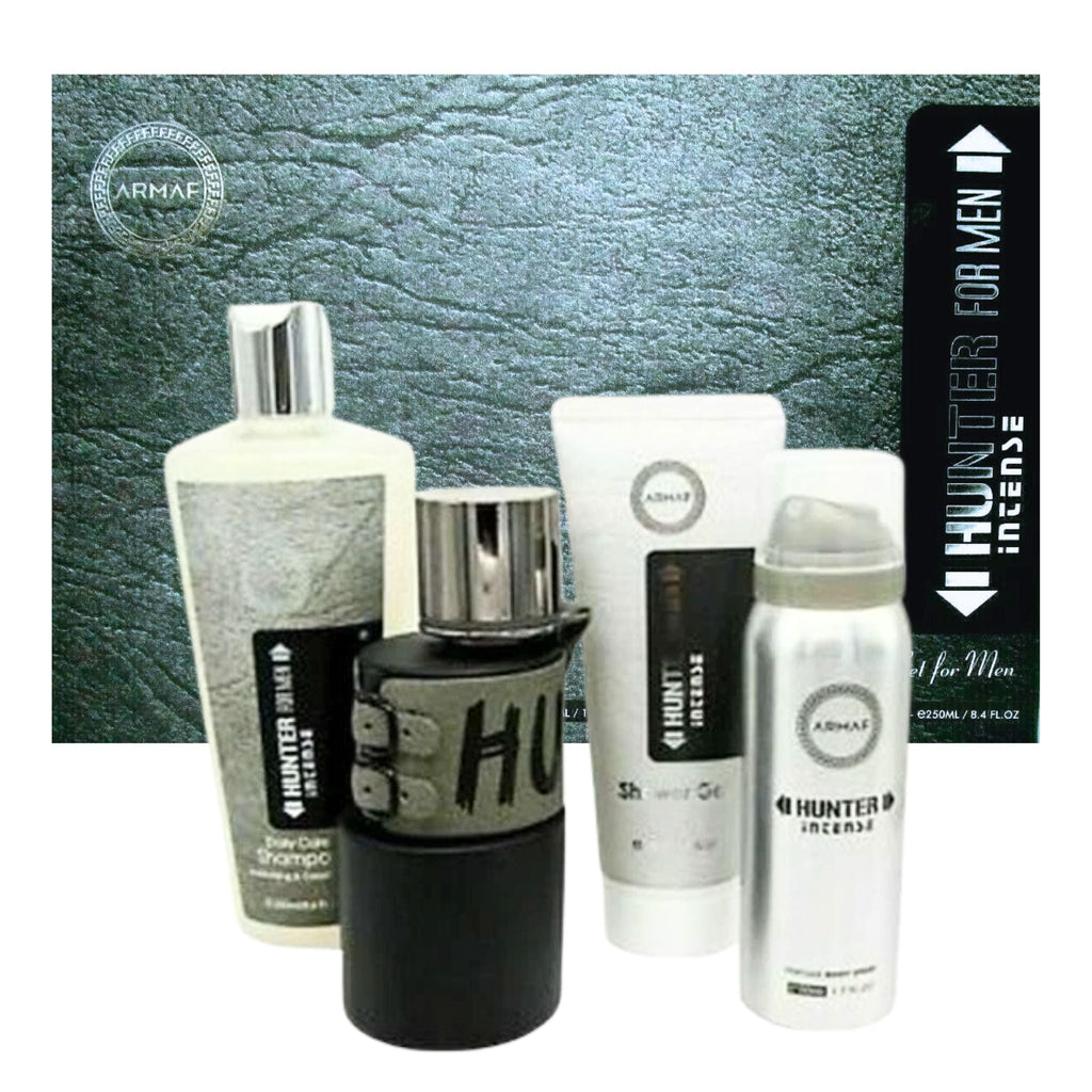 Armaf Hunter Intense by Armaf 4-Piece Set 3.4oz Men EDT — 1