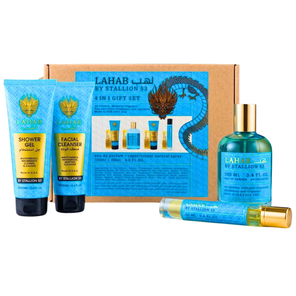 Emper Stallion 53 Lahab set 4p 3.4oz Unisex EDP Spray — 1