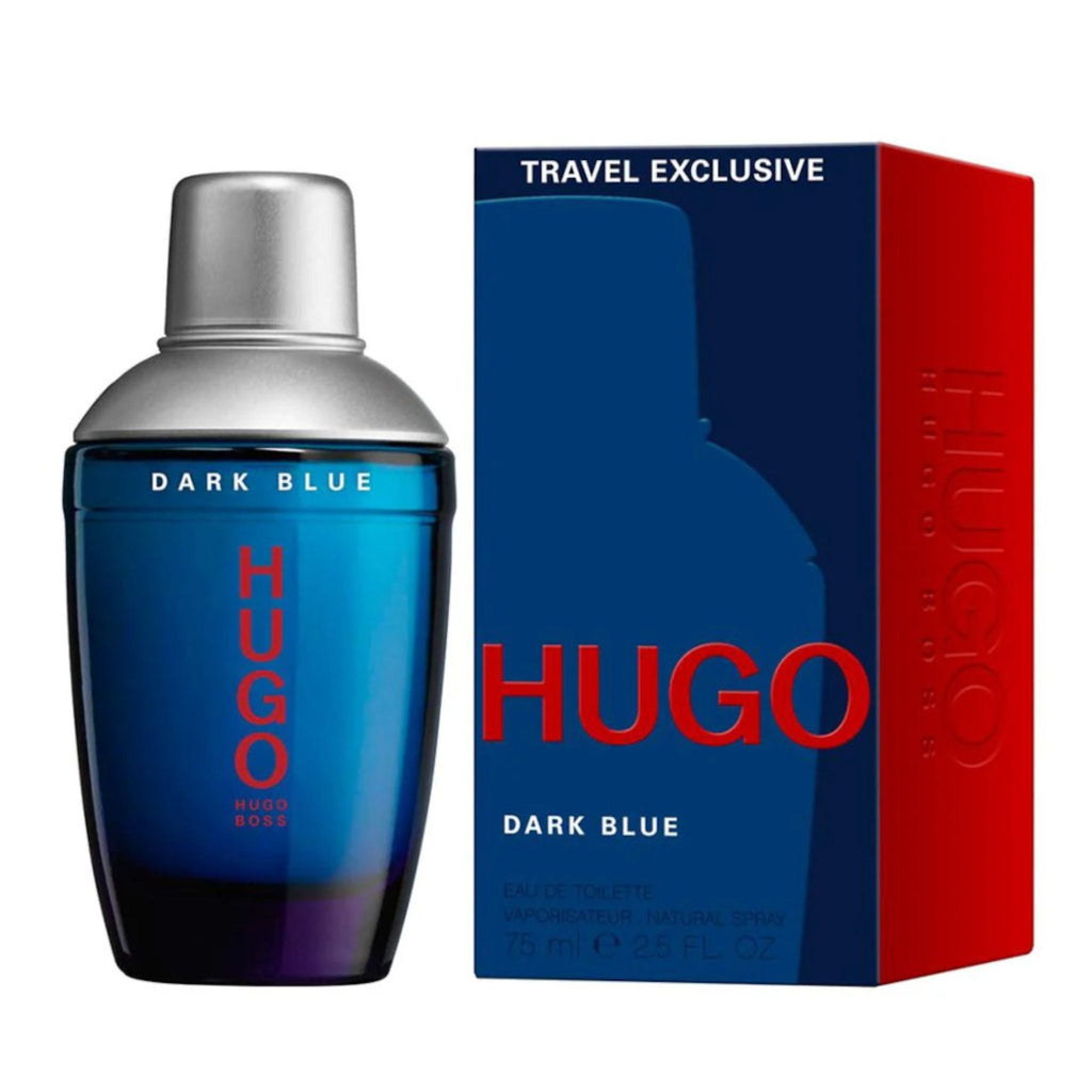 Hugo Boss Dark Blue 2.5oz Men EDT Spray — 1