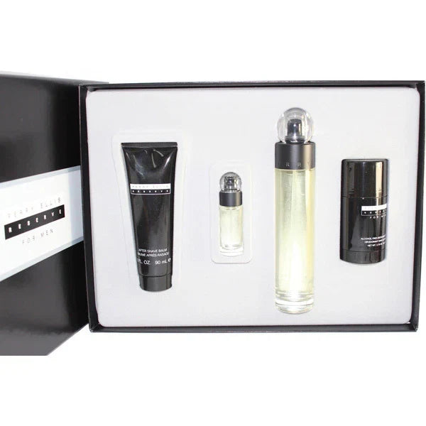 Perry Ellis Reserve 4-Piece Set 3.4oz Men EDT Spray — 1