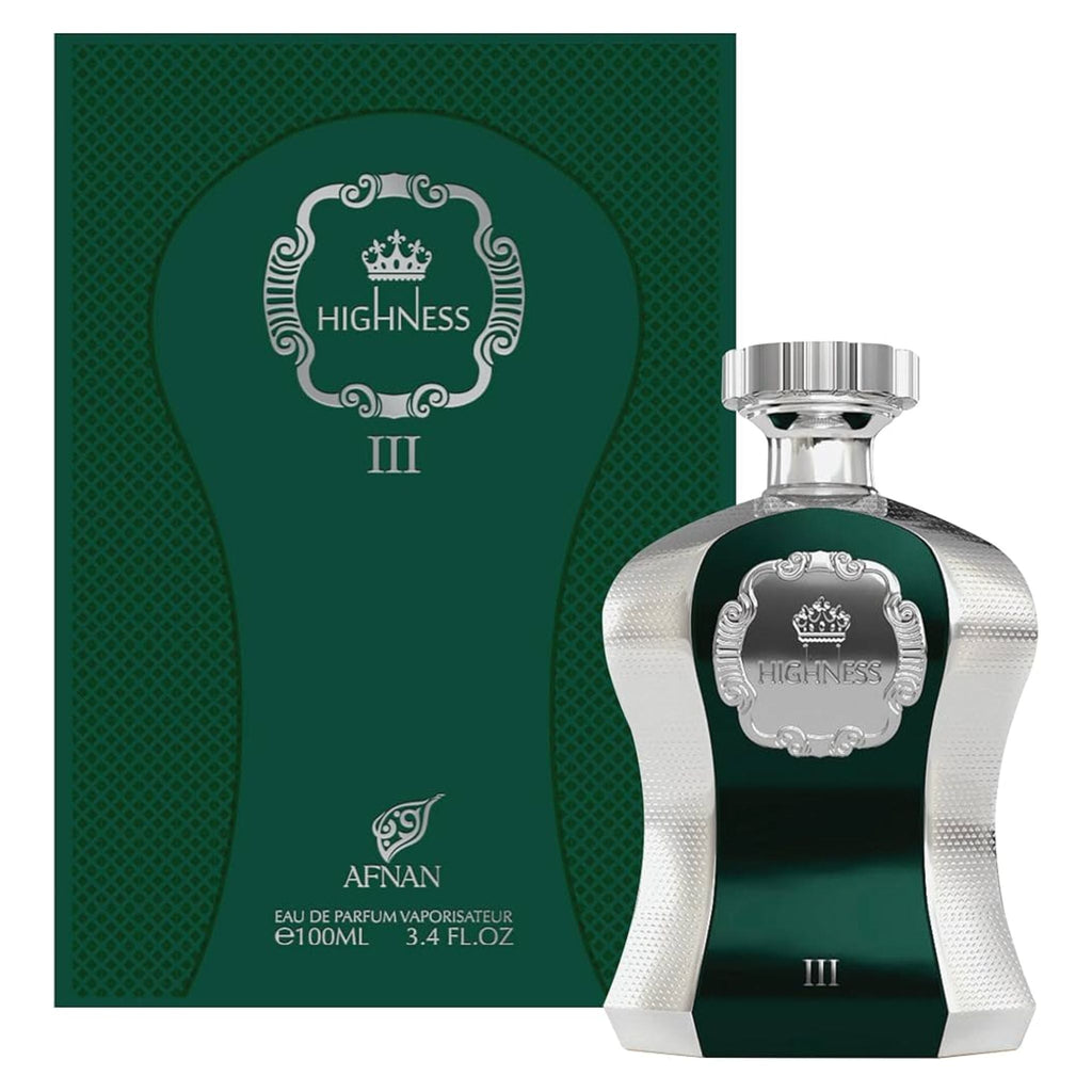 Afnan Highness III Green 3.4oz Men EDP Spray — 1