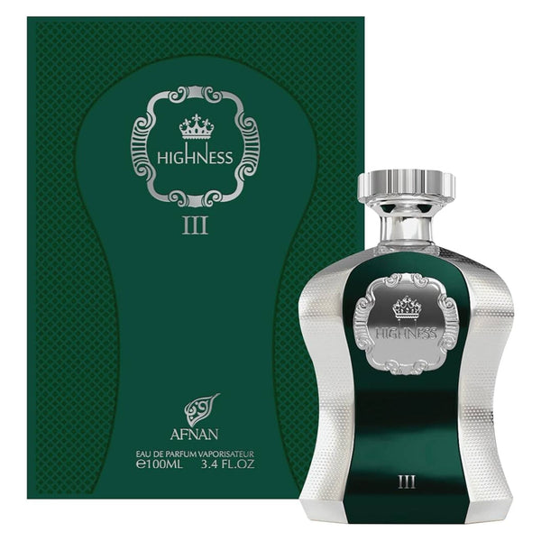 Afnan Highness III Green 3.4oz Men EDP Spray — 1