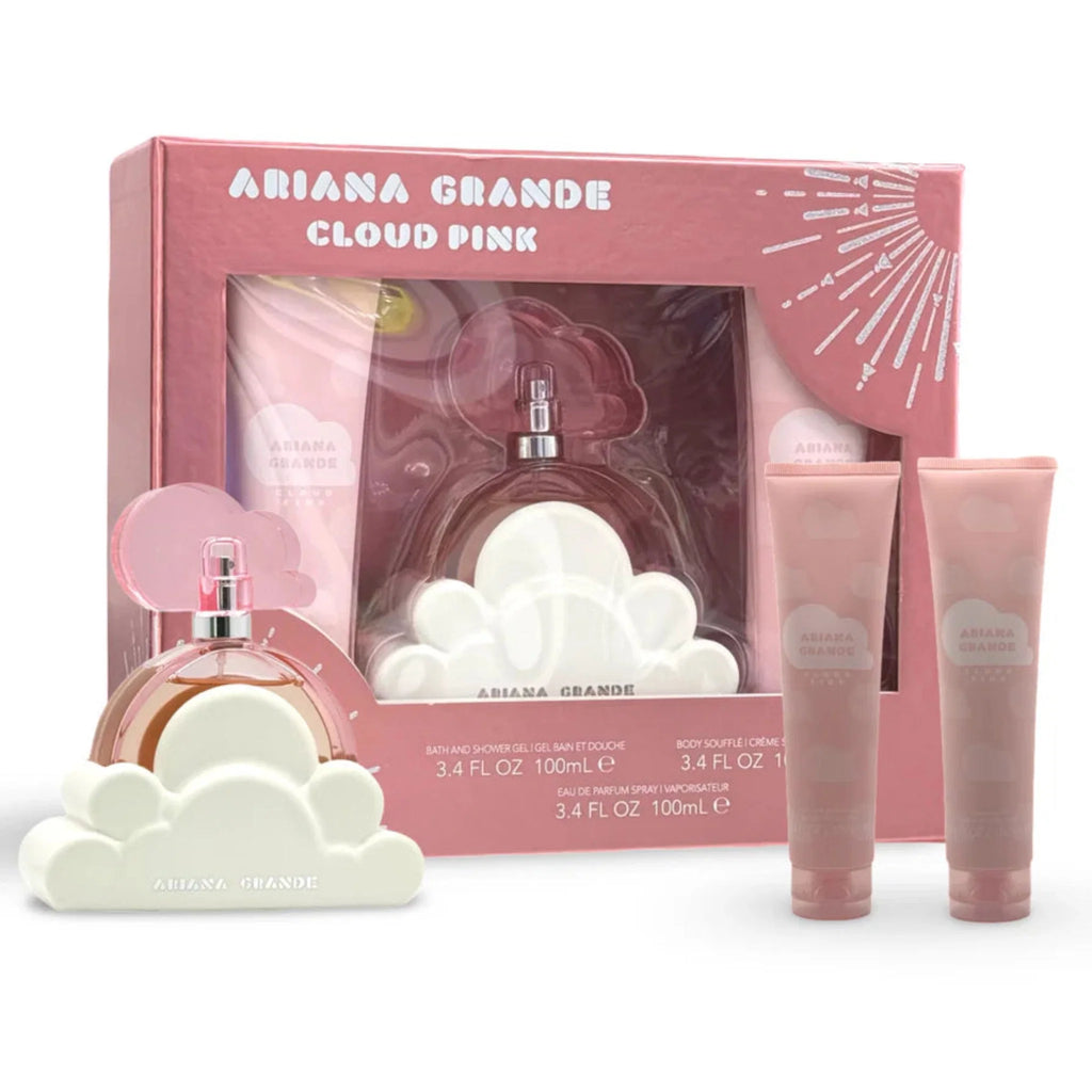 Ariana Grande Cloud Pink 3-Piece Set 3.4oz Women EDP Spray — 1