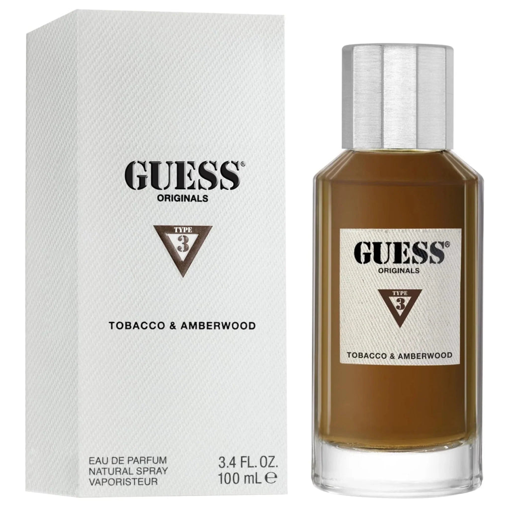 Guess Tobacco Amberwood 3.4oz Men EDP Spray — 1