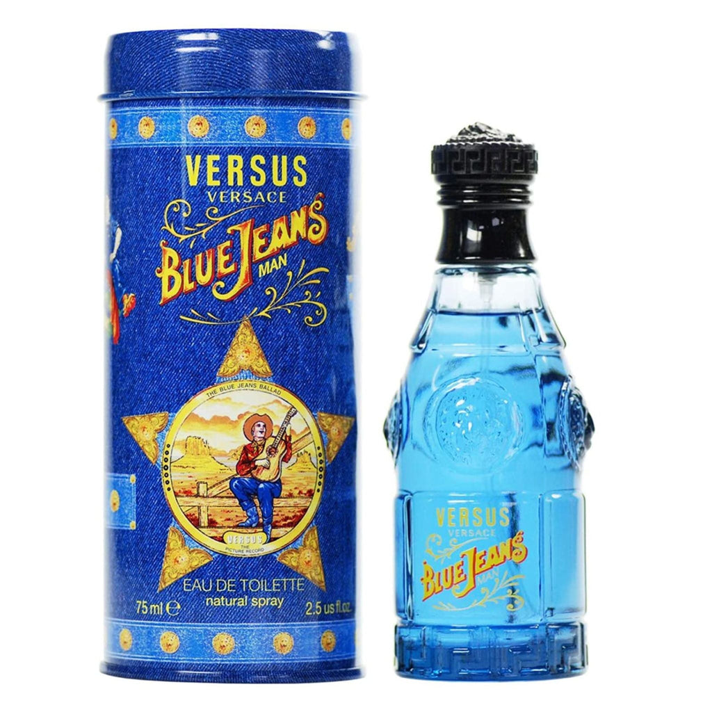 Versace Blue Jeans 2.5oz Men EDT Spray — 1