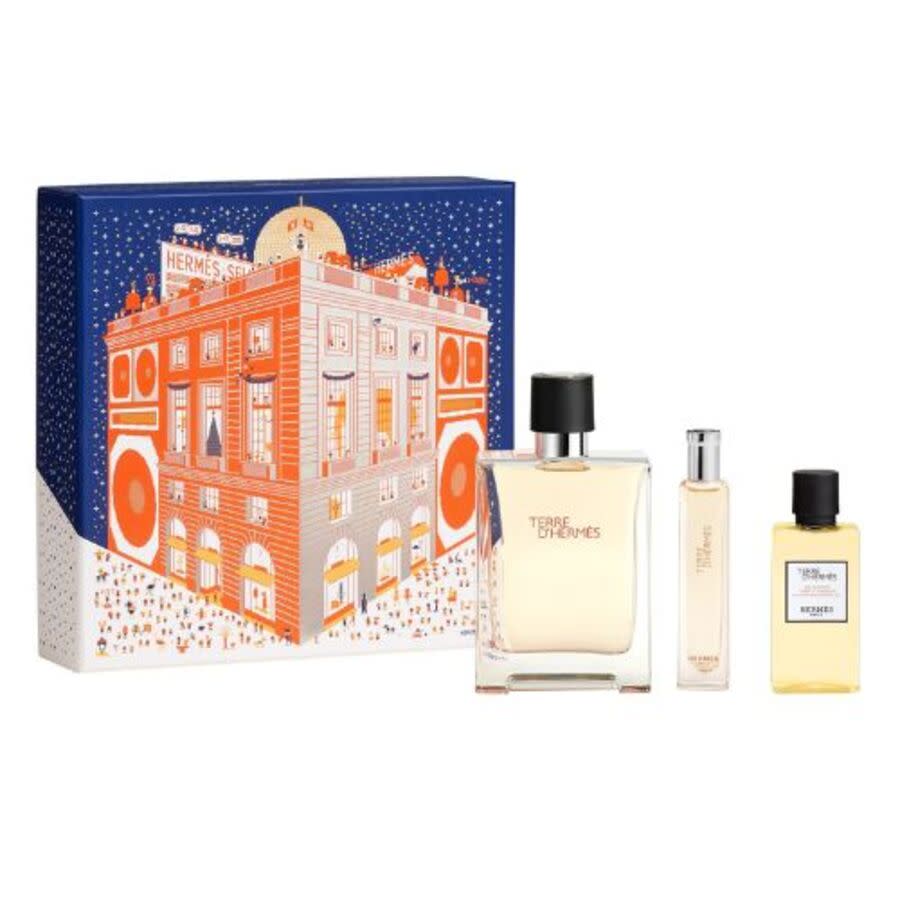 Hermes Terre intense 3-Piece Set 3.3oz Men Edp Spray — 1