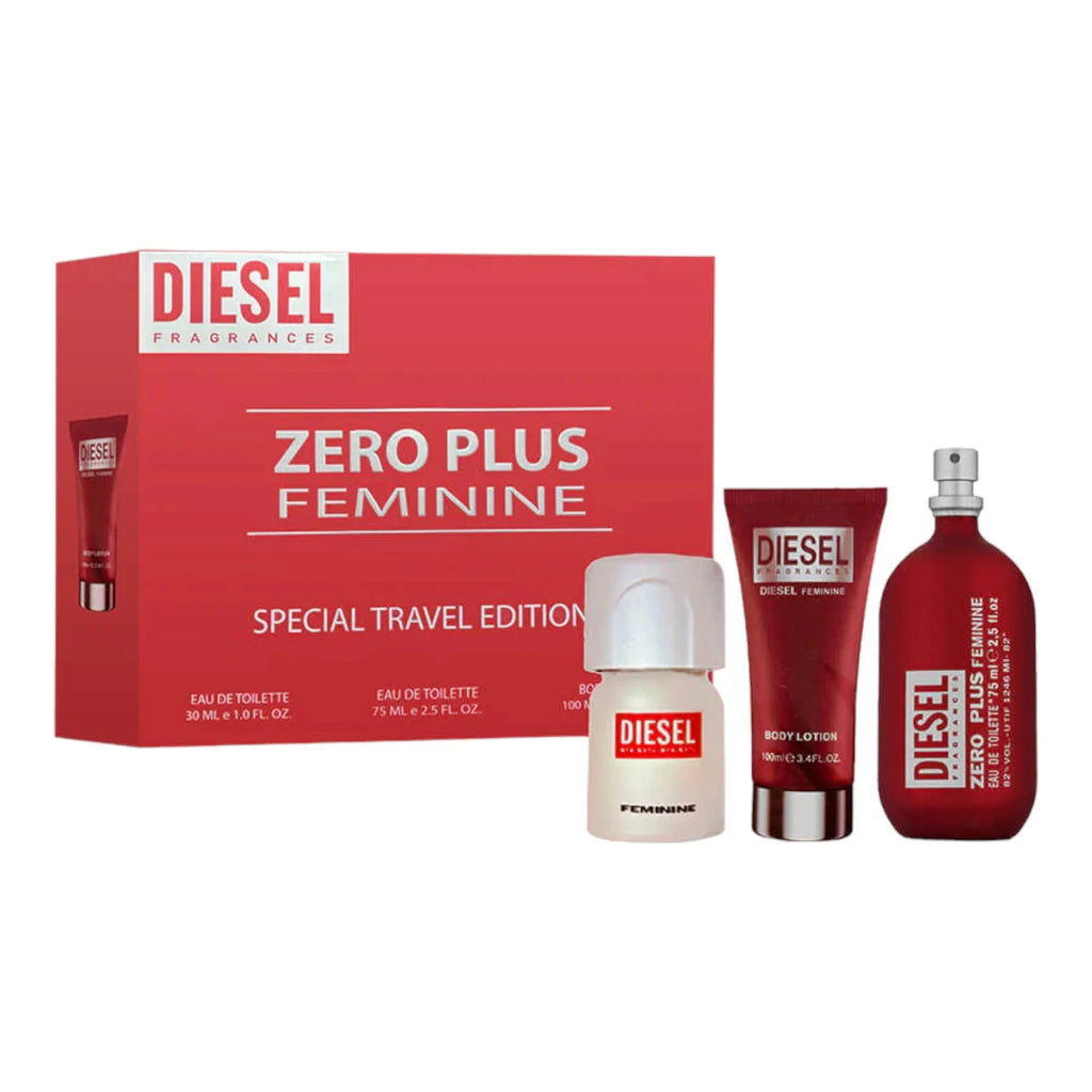 Diesel Zero Plus 3-Piece Set 2.5oz Women EDT Spray — 1