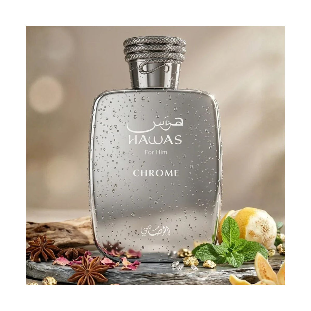 Rasasi Hawas Chrome 3.38oz Unisex EDP — 3