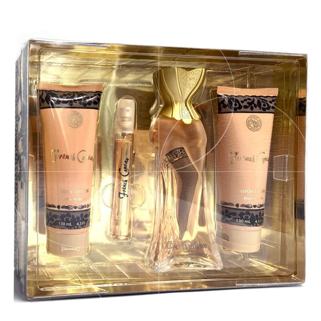 New Brand French Can Can 4-Piece Set 3.3oz Women EDP Spray — 1