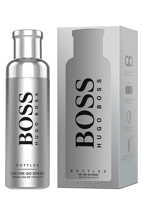 Hugo Boss Grey On-The-Go 3.0oz Men EDT Spray — 1