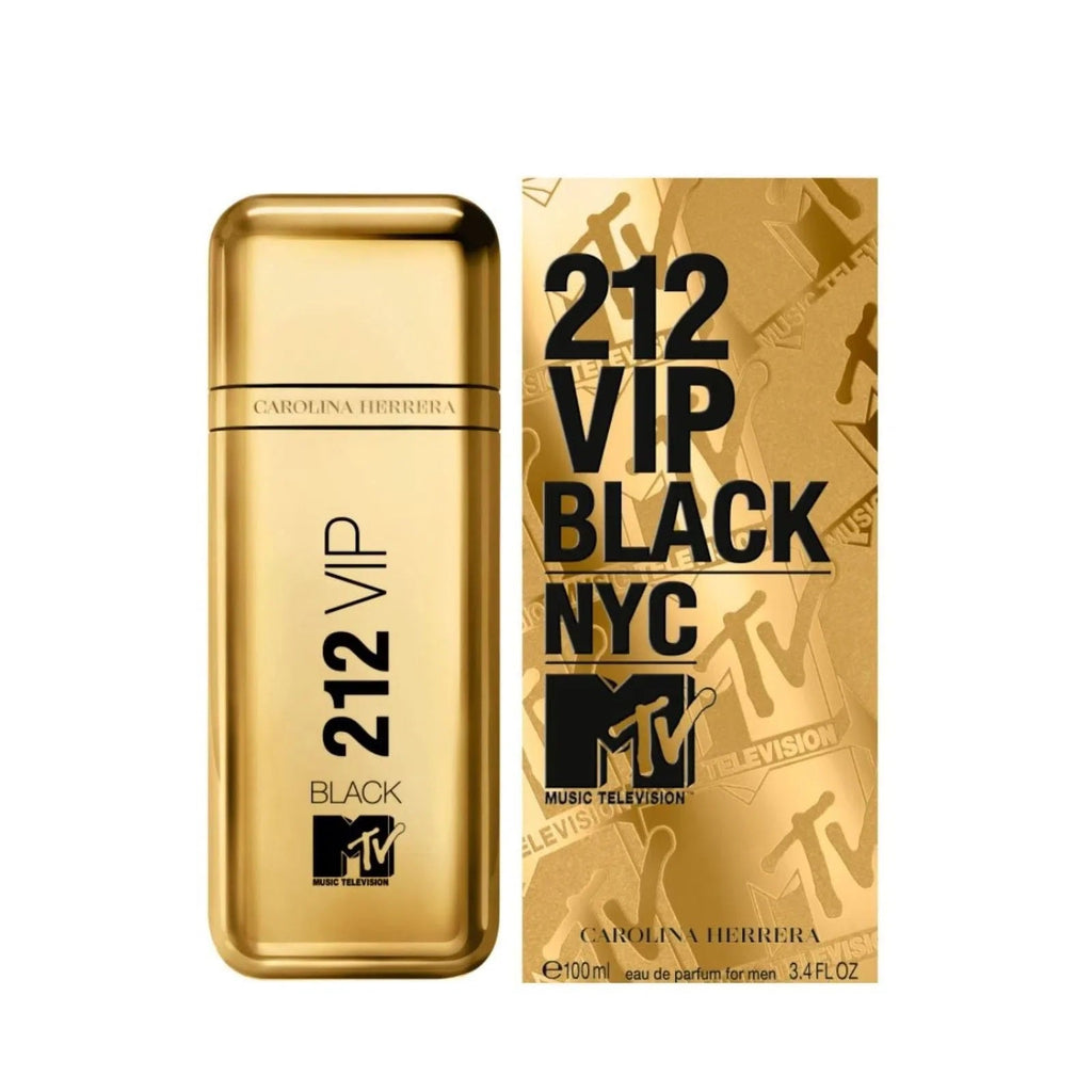 Carolina Herrera 212 VIP Black MTV 3.4oz Men EDP Spray — 1