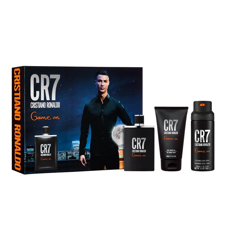 Cristiano Game On 3-Piece Set 3.4oz Men EDP Spray — 1