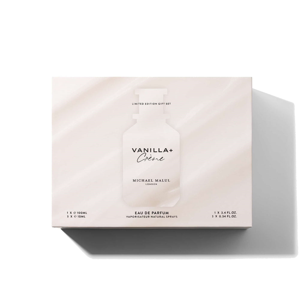 Michael Malul Vanilla+Creme 3-Piece Set 3.4oz Women EDP Spray — 1