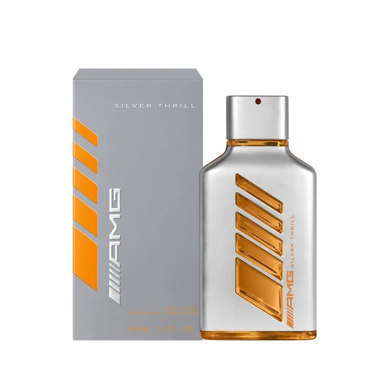 Mercedes-Benz Amg Silver Thrill 3.4oz Men EDP Spray — 1