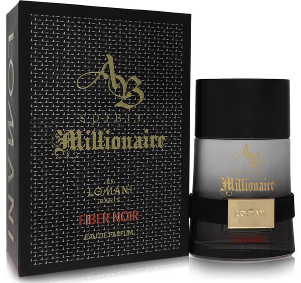 Lomani AB Spirit Millionaire Fiber Noir 3.3oz Men EDP Spray — 1