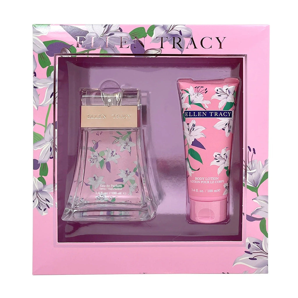 Ellen Pink Sparkling Ellen Tracy 2-Piece Set 3.4oz Women EDP Spray — 1