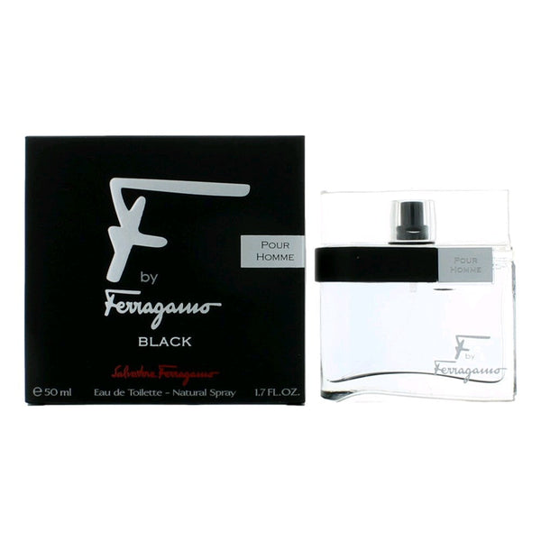 Salvatore Ferragamo F Black 1.7oz Men EDT Spray — 1