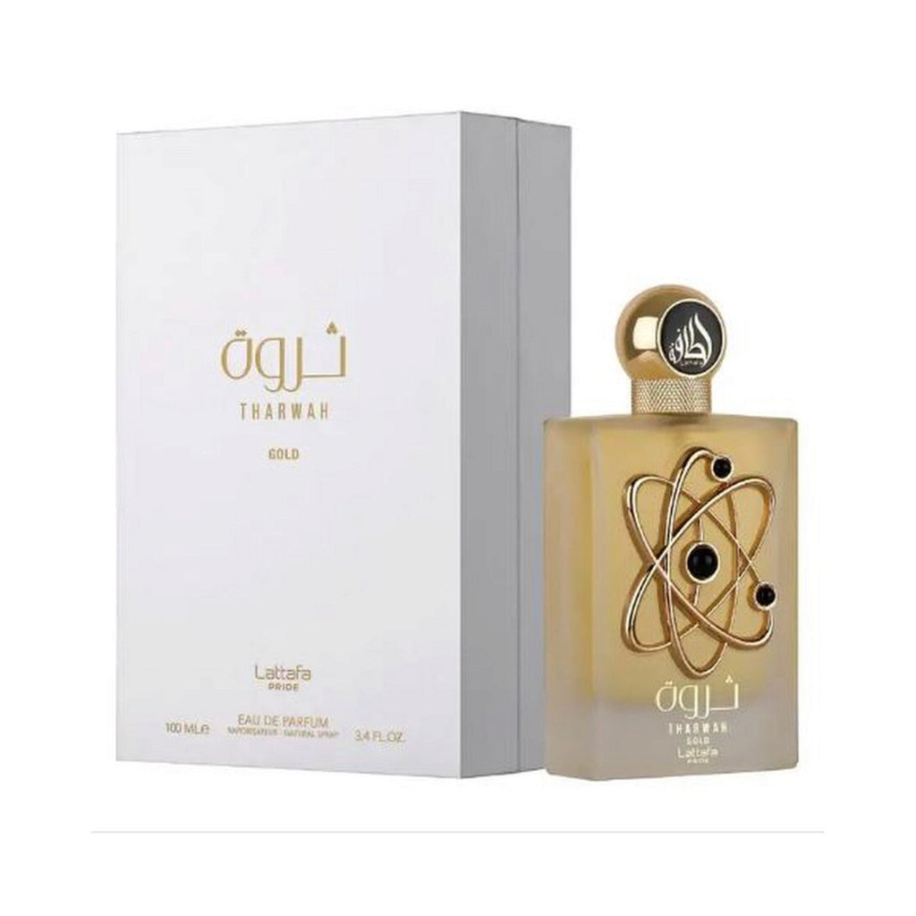 Lattafa Tharwah Gold 3.4oz Women EDP Spray — 1