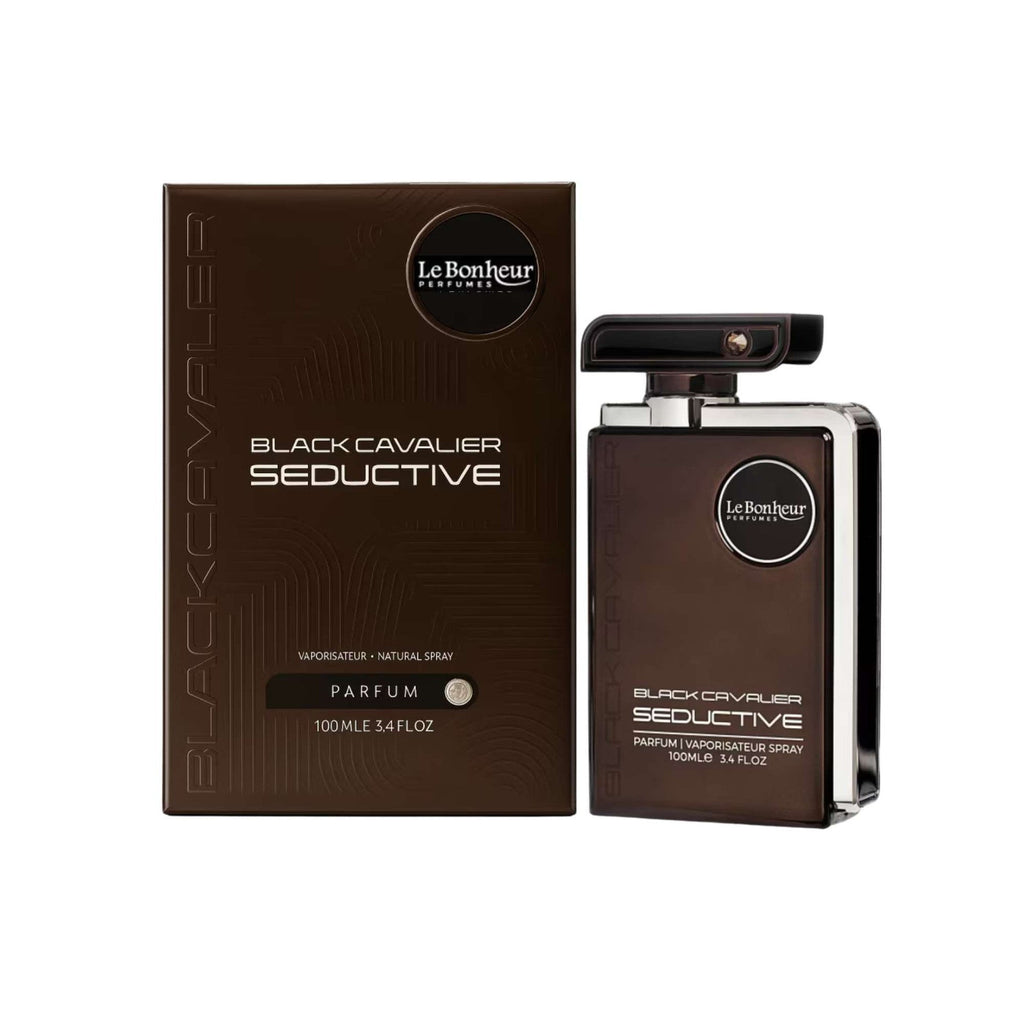 Le Bonheur Black Cavalier Seductive 3.4oz Men EDP Spray — 1
