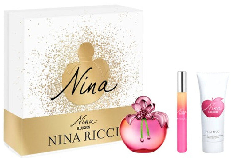 Nina Ricci Nina Illusion 3-Piece Set 2.7oz Women EDP Spray — 1