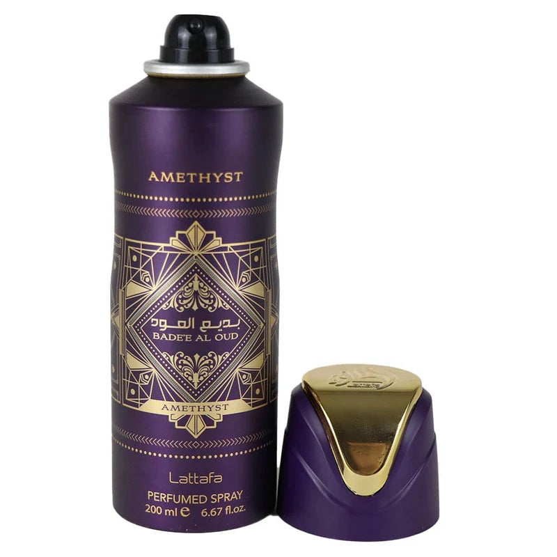 Lattafa Bade'E Al Oud Amethyst 6.6oz Women Body Spray — 1