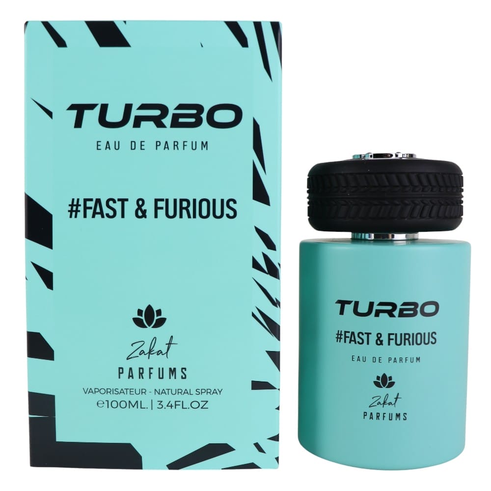Zakat Turbo Fast & Furious 3.4oz Men EDP Spray — 1