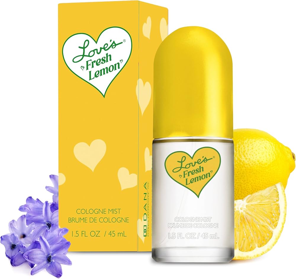 Dana Love's Fresh Lemon Cologne Mist 1.5oz Women Spray — 1
