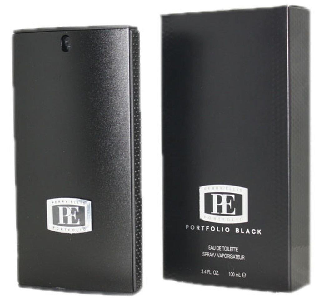 Perry Ellis Portfolio Black 3.4oz Men EDT Spray — 1