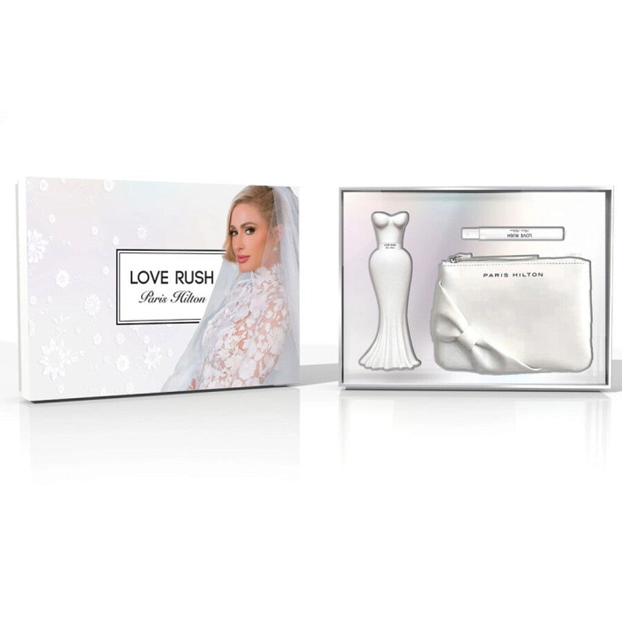 Paris Hilton Love Rush 3-Piece Set 3.4oz Women EDP Spray — 1