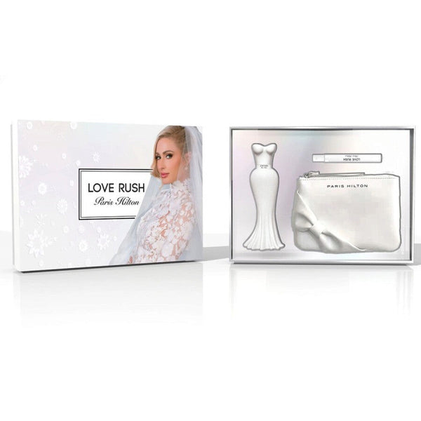 Paris Hilton Love Rush 3-Piece Set 3.4oz Women EDP Spray — 1