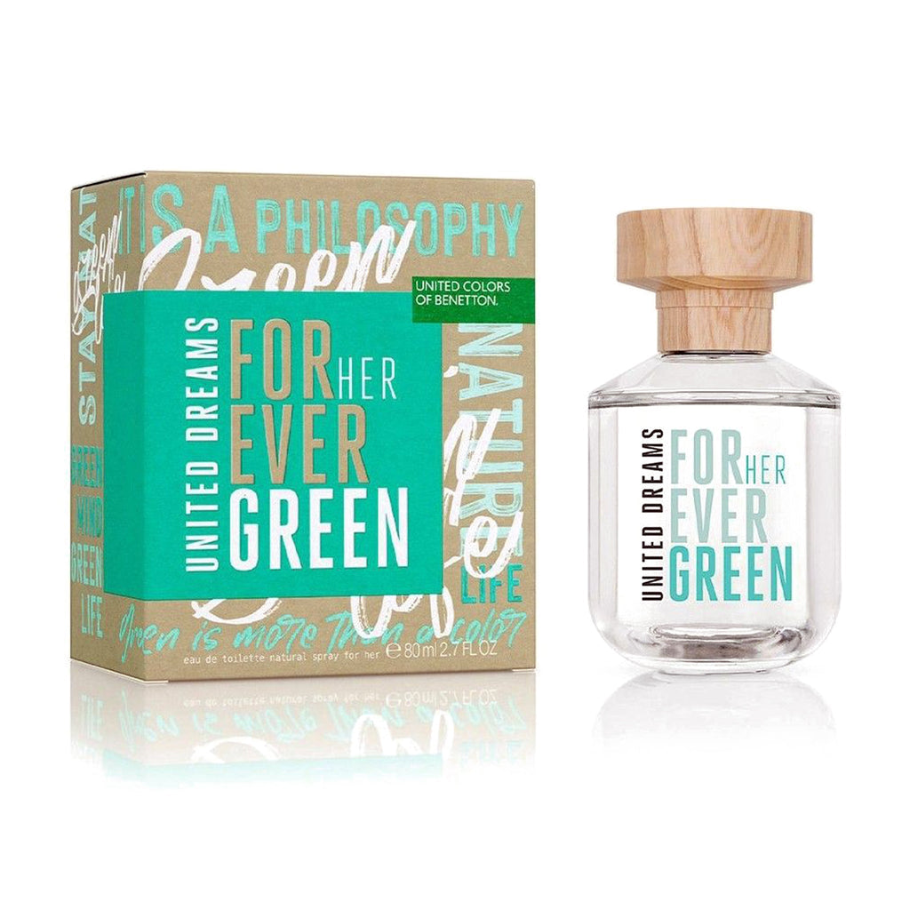 Benetton For Ever Green 2.7oz Women EDT — 1