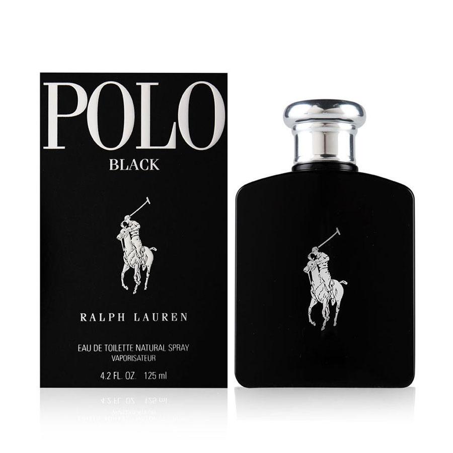 Ralph Lauren Polo Black 4.2oz Men EDT Spray — 1