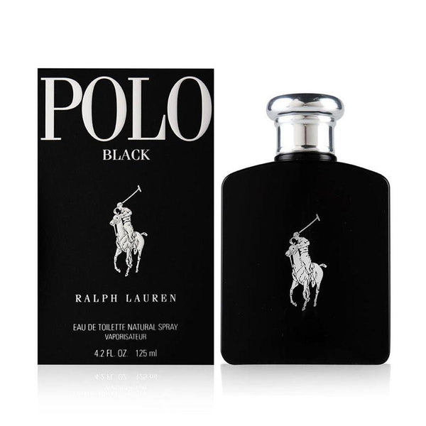 Ralph Lauren Polo Black 4.2oz Men EDT Spray — 1