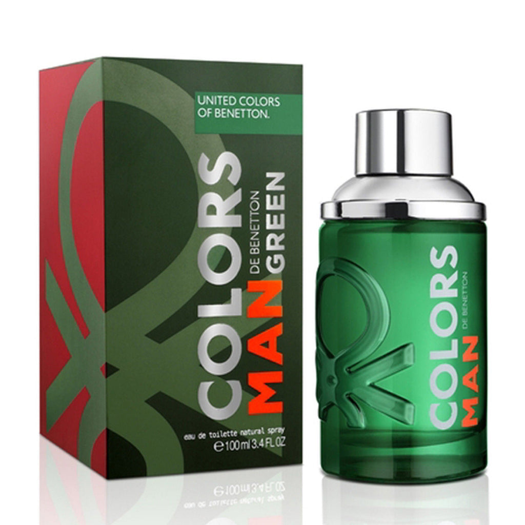 Benetton Color Green 3.4oz Men EDT — 1
