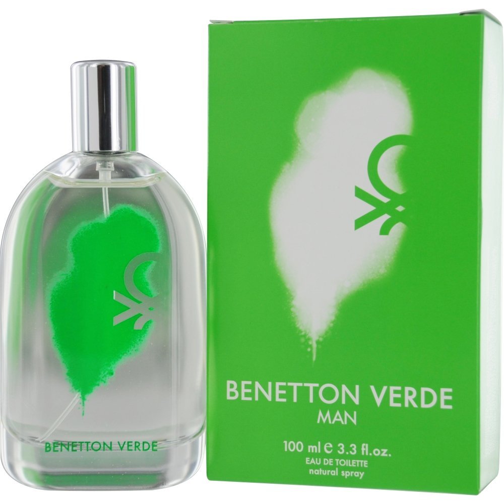 Benetton Verde 3.3oz Men EDT Spray — 1