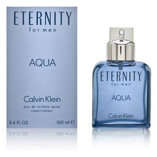 Calvin Klein Eternity Aqua 3.4oz Men EDT Spray — 1